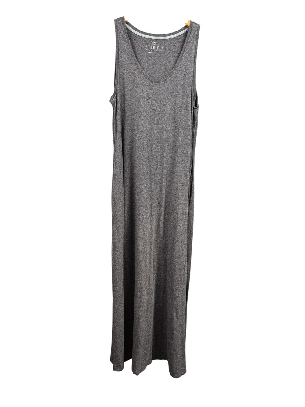 Free Fly Women’s Medium Gray Bamboo Maxi Tank Dress Sleeveless